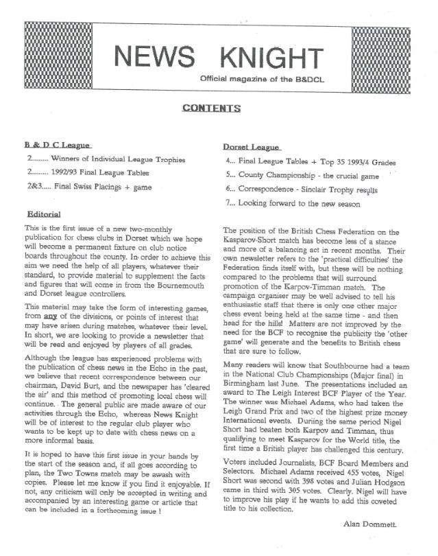 Chess Newsknight (1) 1993