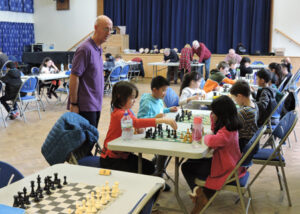 Jon Catchpole oversees one of the younger age groups