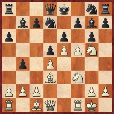 White has just played 11. f5